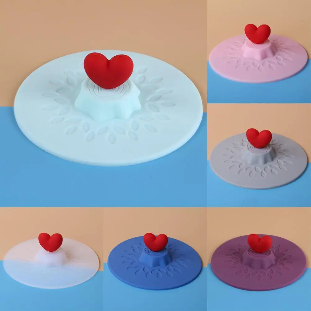 

Cup Cover Heat-Resistant Flexible Fashion Airtight Seal Cute Cup Lid Kitchen Tool