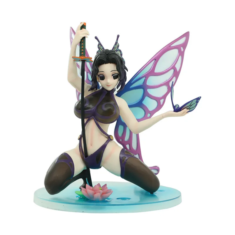 

24cm Demon Slayer Anime Figure Kochou Shinobu Action Figure Kimetsu No Yaiba Kamado Tanjirou Rengoku Kyoujurou Figurine Model