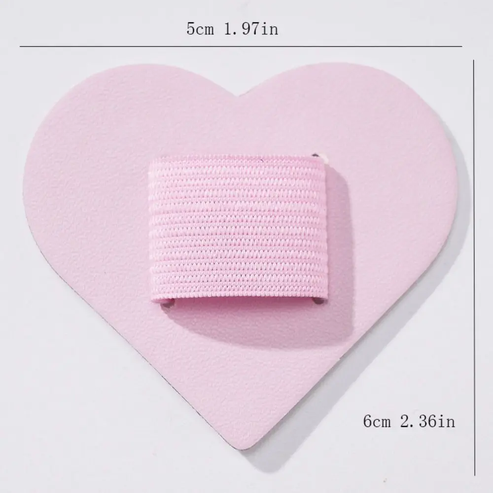 Держатель для ручек в форме сердца из искусственной кожи