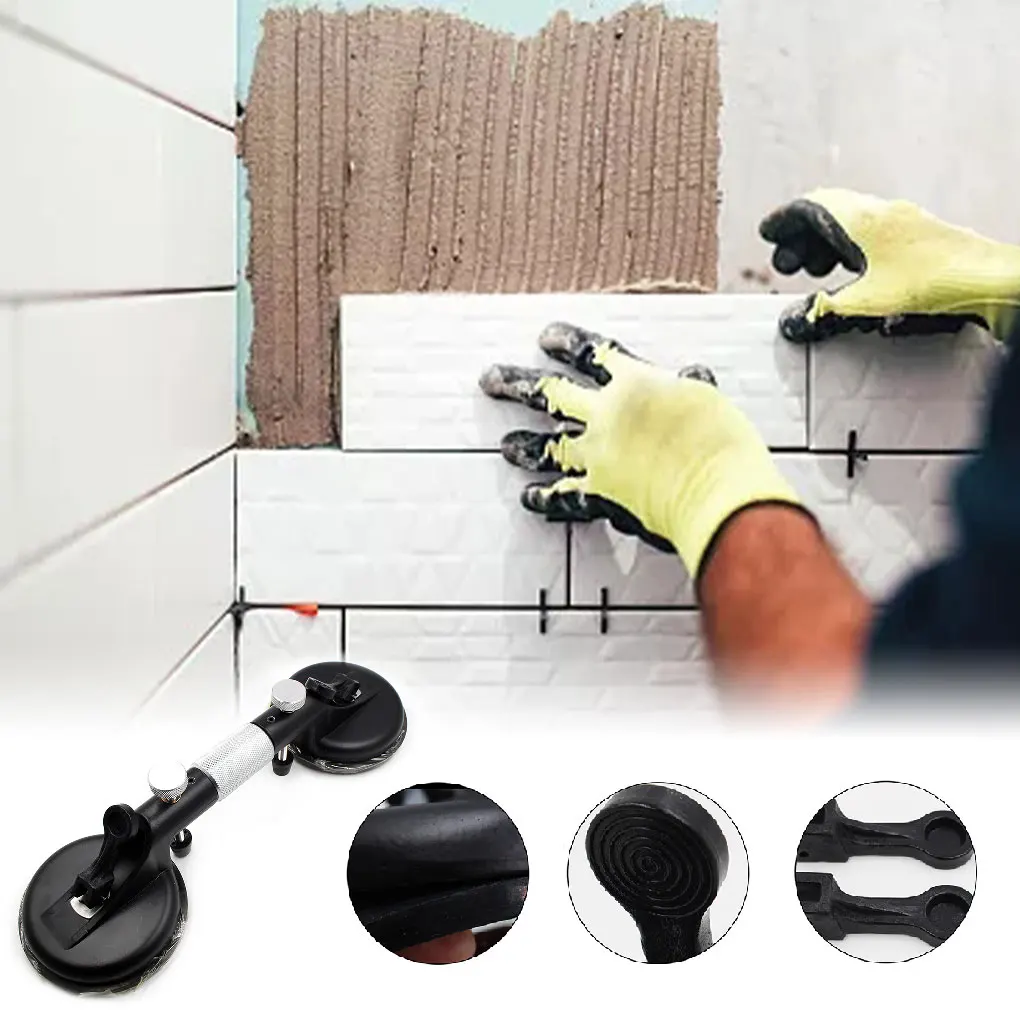 

Вакуумный подъемник для стекла и пола, присоска из алюминиевого сплава для керамической плитки, ручной инструмент, аксессуары