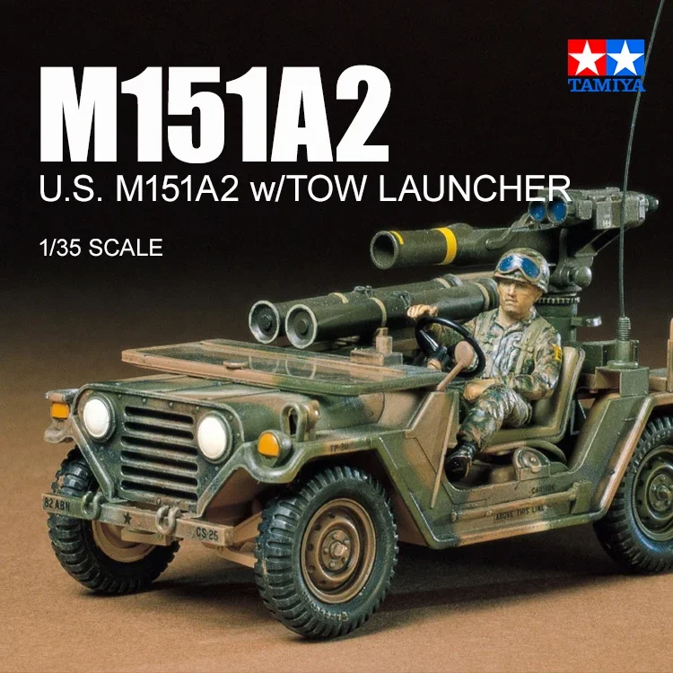 Комплект сборных моделей TAMIYA 35125 M151A2 ракетный пусковой джип 1/35