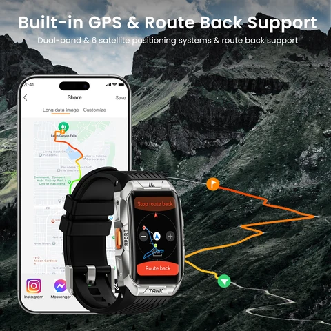 KOSPET TANK X2 Ultra GPS умные часы для мужчин