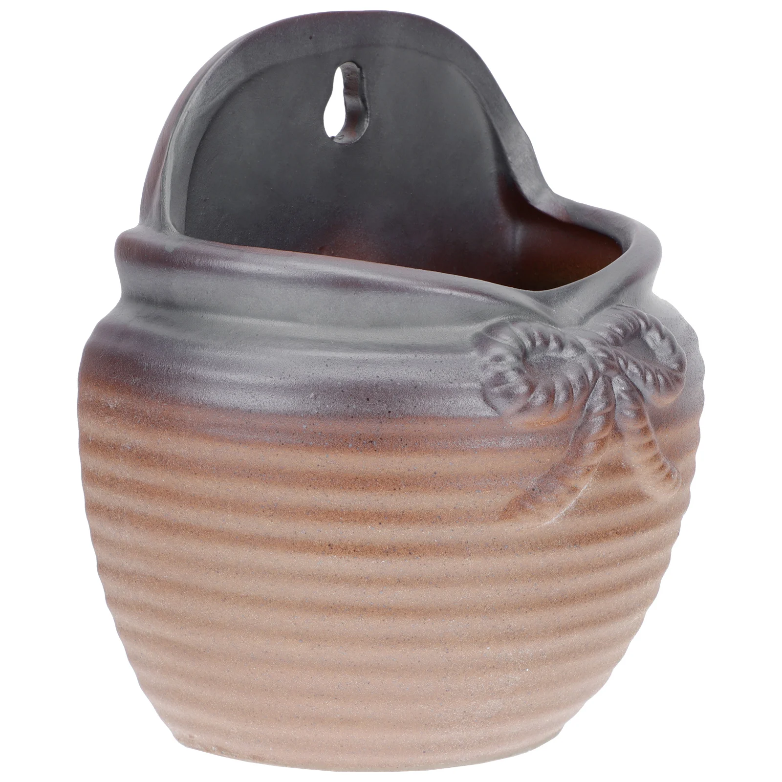 

1Pc Flowerpot Ceramic Creative Wall Hanging Flowerpot Succulent Plant Pot Plant Container for Office