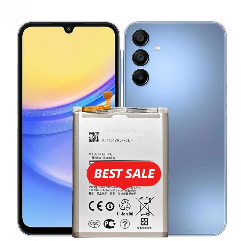 Фото Аккумулятор EB-BA156ABY для Samsung A15 5G/4G/SM-A156B/SM-A155F: высококачественная сменная батарея повышенной емкости с инструментами для замены №5