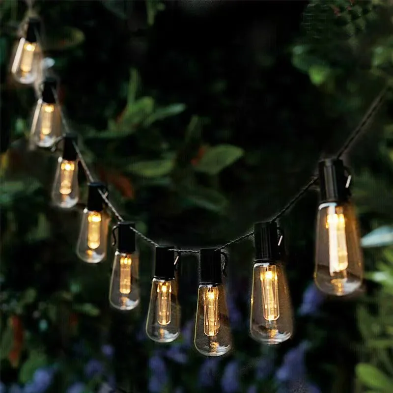 

S14 Bulb Light String Wedding Party Garden garland Outdoor Fairy Decor Christmas Globe Decorations for Home Atmosphere Lighting