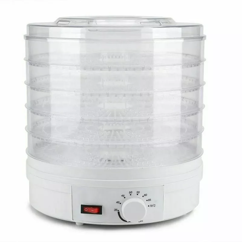 

AUG 350W 32cm Dried Fruit Vegetables Meat Machine Household MINI Food Dehydrator Pet Meat Dehydrated 5 layers Snacks Air Dryer