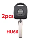 Keychannel 2 шт. бородка для ключа HU66 чип для ключа заднего вида для Golf MK6 Golf MK7 Passat Tiguan сиденье для Polo Skoda