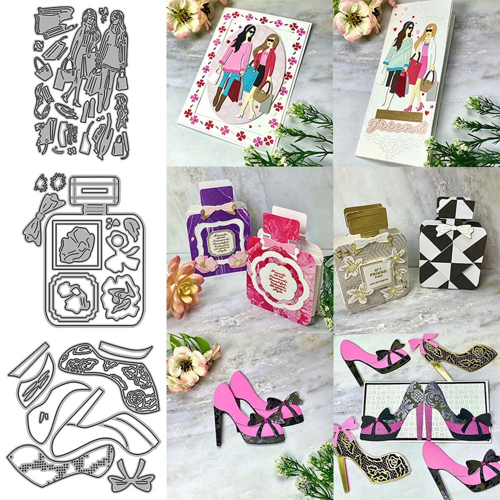 2024 AliliArts металлические Вырубные штампы для покупок друзей сделай сам Скрапбукинг