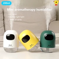 small dot humidifier usb diffuser silent home car ambient light aromatherapy lamp hydration instrument air purifier sprayer