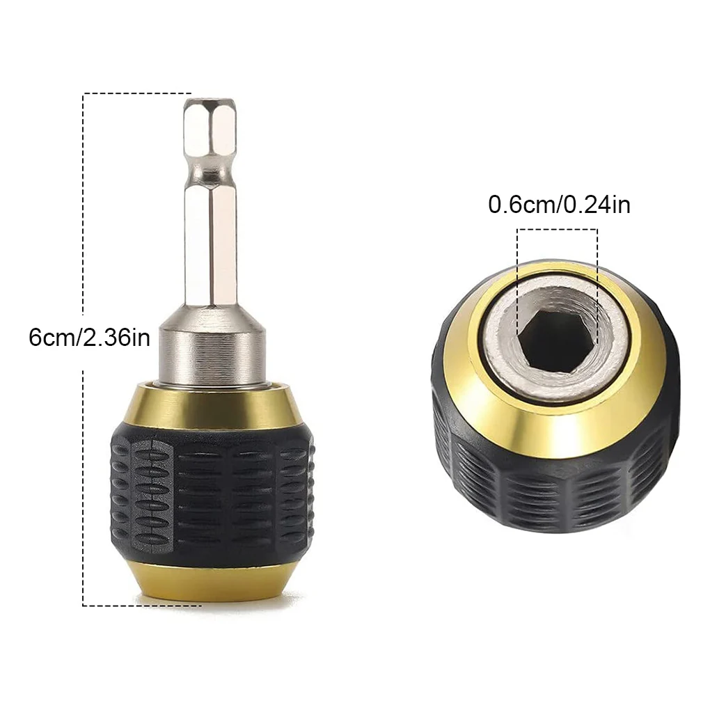 

Hex Shank Adapter Quick Coupling 60mm 1 4 Electric Hard Extractor