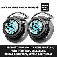 Система быстрой шнуровки "с крутилкой" 
Можно крепить на двусторонний скотч или пришить к обуви.#5