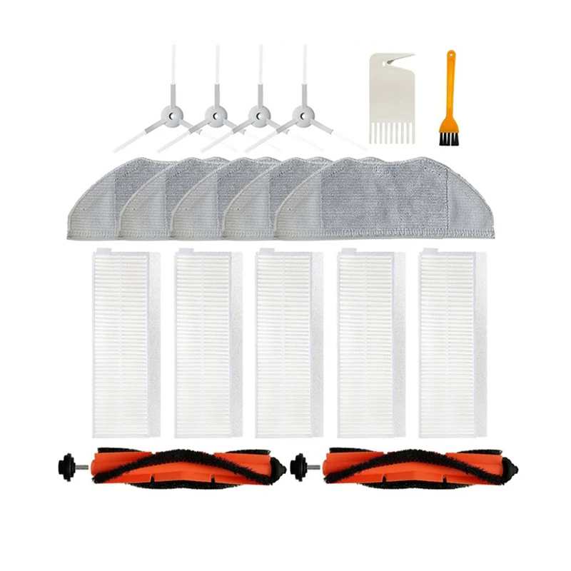 

Replacement Main Brush Side Brush Filter Mop Cloth For Xiaomi Mijia G1 Robot Vacuum Cleaner Accessories