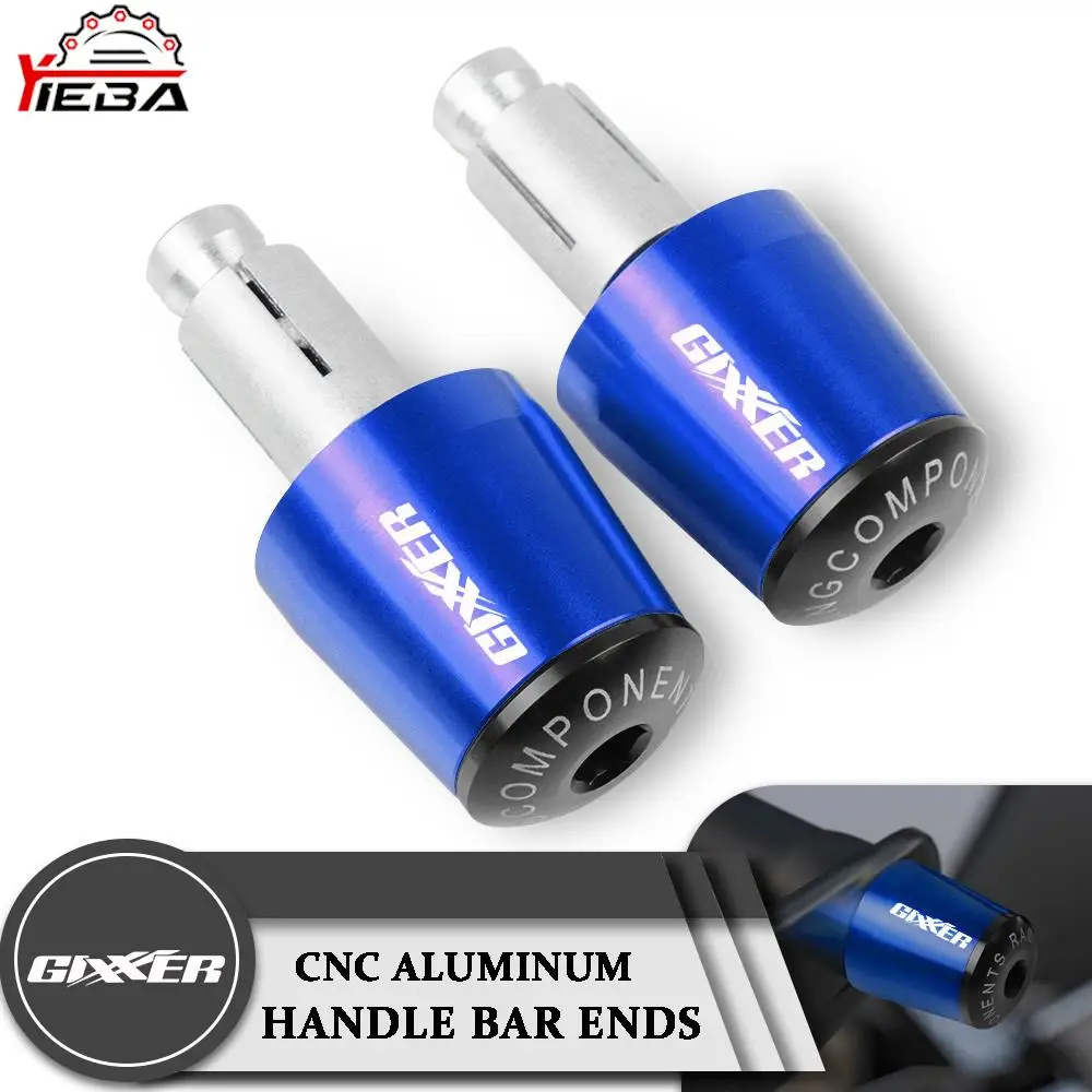 

For SUZUKI GIXXER 150 155 250 150SF 250SF Motorcycle CNC Aluminum 7/8'' 22mm Handle Ends Cap Handlebar Gear Balanced Plug Slider