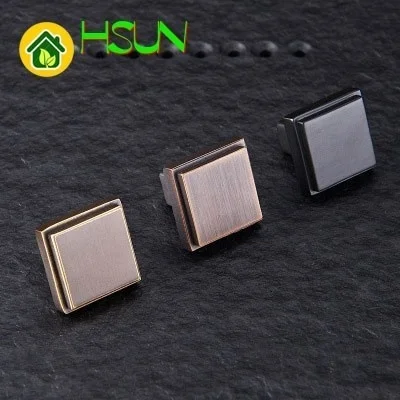 Черная Античная Медная ручка из искусственной меди современный компактный шкаф