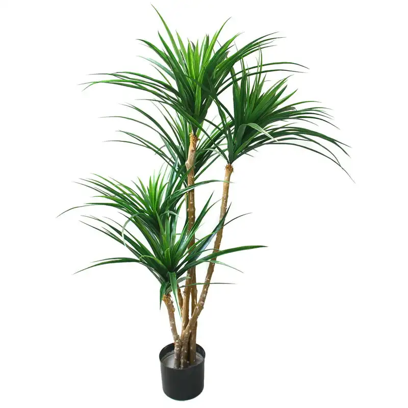 

51" Tropical Yucana Artificial Tree Plant, Green