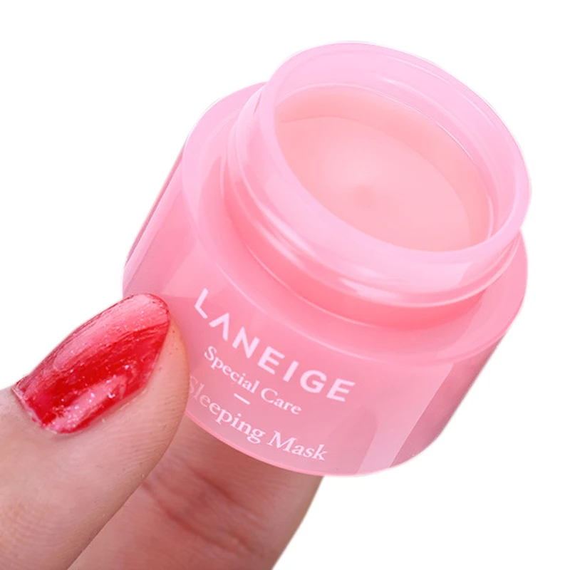 

3g South Korea Lip Sleep Mask Night Sleep Maintenance Moisturizing Lip Gloss Bleach Cream Nourishing Lip Care Strawberry
