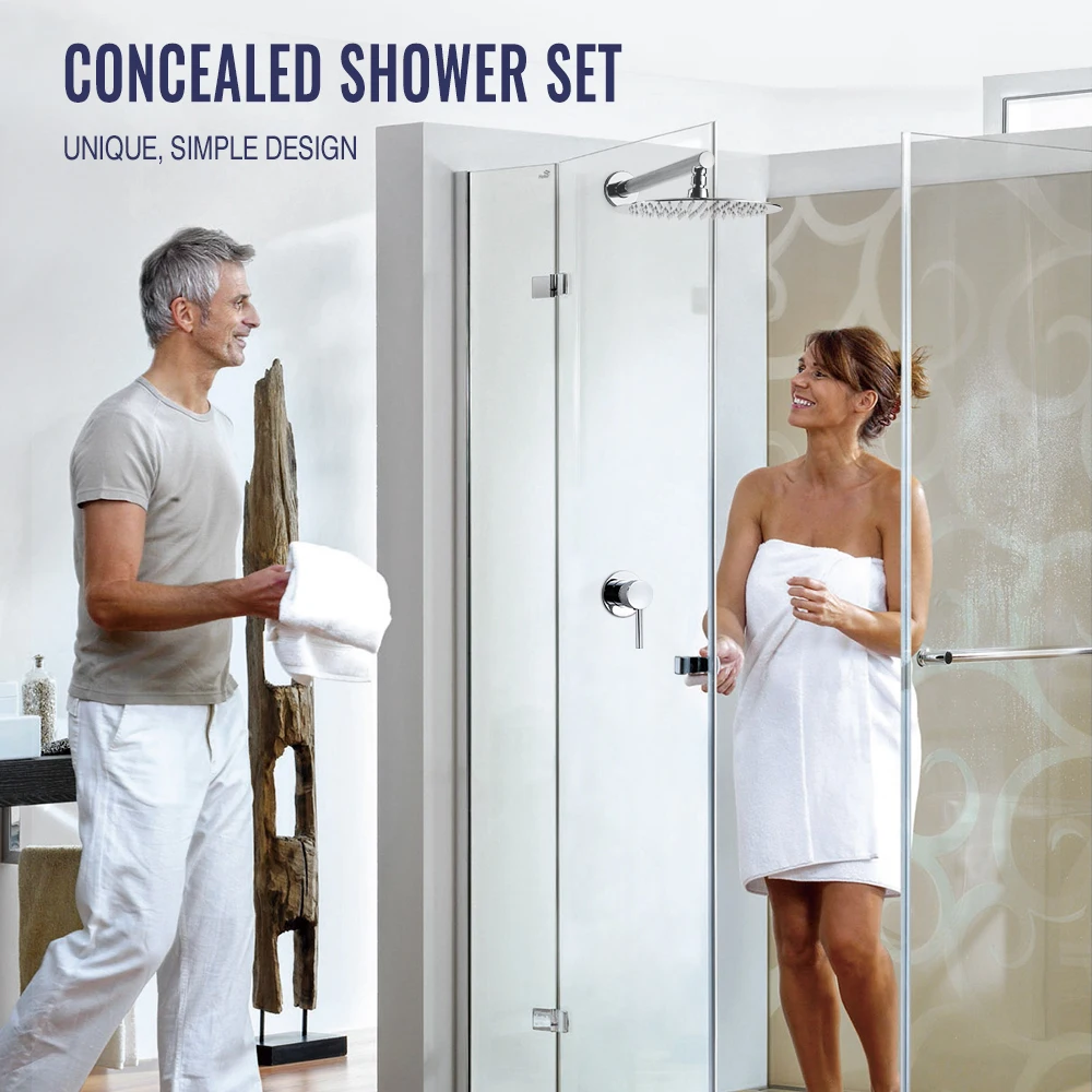 Смеситель для ванной комнаты полированный хромированный душевой набор