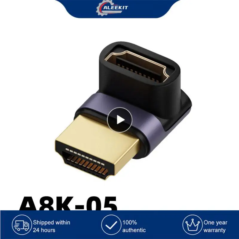 

1PCS 2.1 Cable Adapter Male to Female Cable Converter for HDTV PS5 Laptop 4K Extender Female to Female