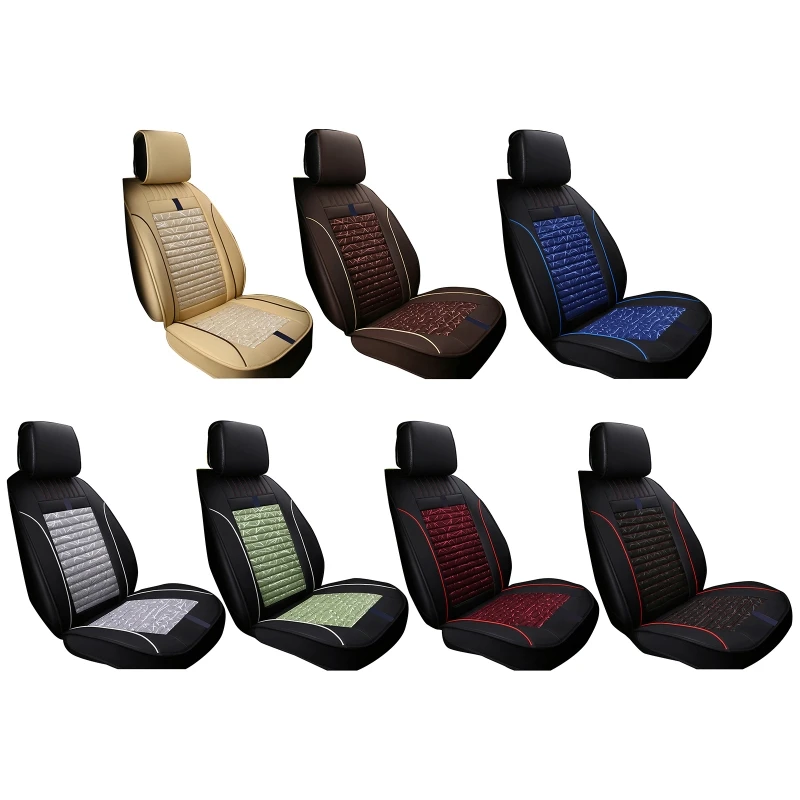 

Car Seat Cover Cozy Flax Color Full Set Car Good Fit For Car Vechiles