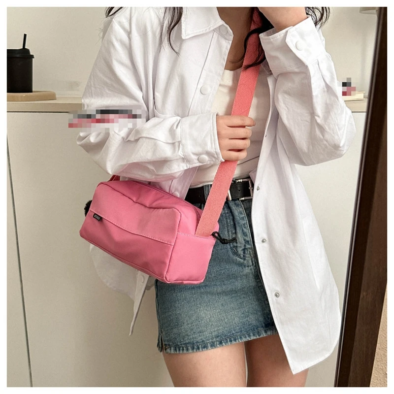 Students satchel crossbody bag Square Women Sweet Messenger Bag Girl Shoulder Bag Casual Teenage Sling Bags