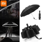 Автоматический зонт Xiaomi, складной экологичный Зонт с 12 ребрами, защитой от УФ излучения, дождя, ветра, путешествий, солнца