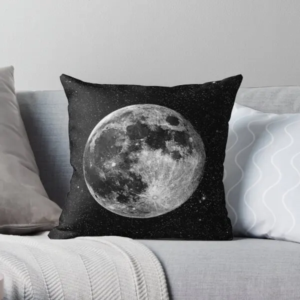 

Full Moon Printing Throw Pillow Cover Square Anime Fashion Hotel Decor Comfort Case Wedding Office Waist Pillows not include