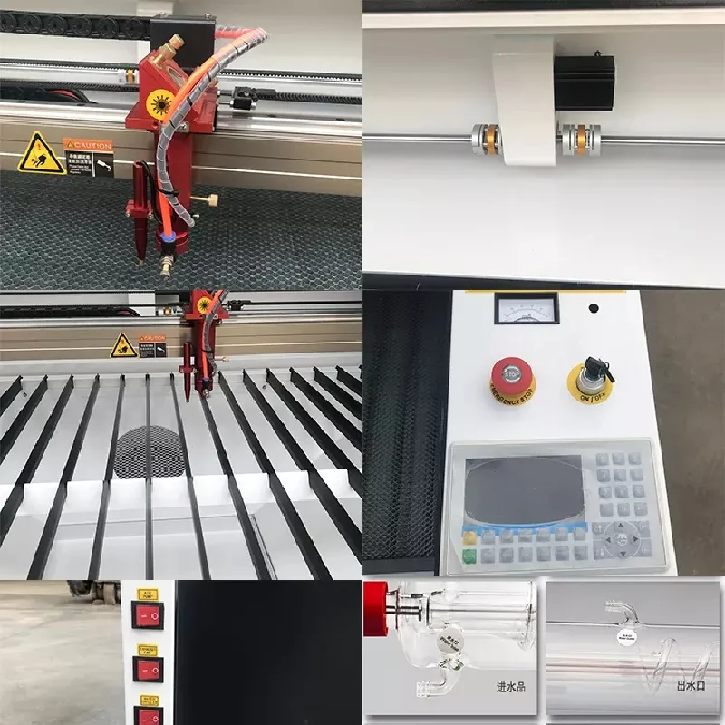 Лазерный гравировальный станок CO2 с лучшей лазерной трубкой и 2-летним
