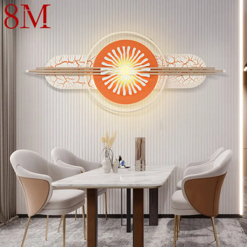 

8M Contemporary Wall Picture Fixture LED 3 Colors Creative Indoor Sconce Light Decor for Home Living Room Bedroom