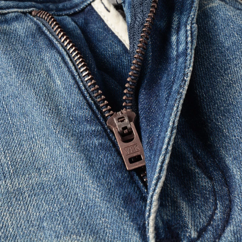 Vintage Fashion Men Jeans Retro Blue Elastic Slim Fit High Quality Ripped Jeans Men Denim Trousers Casual Designer Pants Hombre