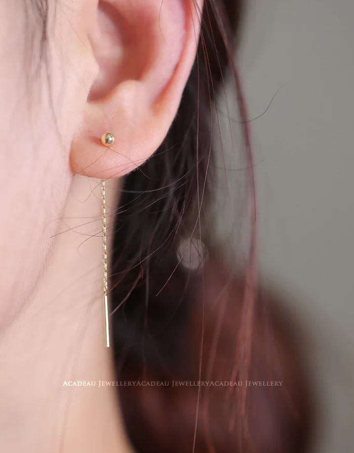 

925 sterling silver plated with 14K gold mini gold beads