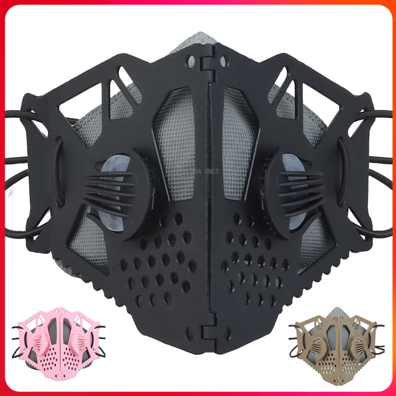 

Tactical Shooting Mask Airsoft Paintball Training Half Face Masks Hunting Combat CS Wargame Face Breathable Protective Cover