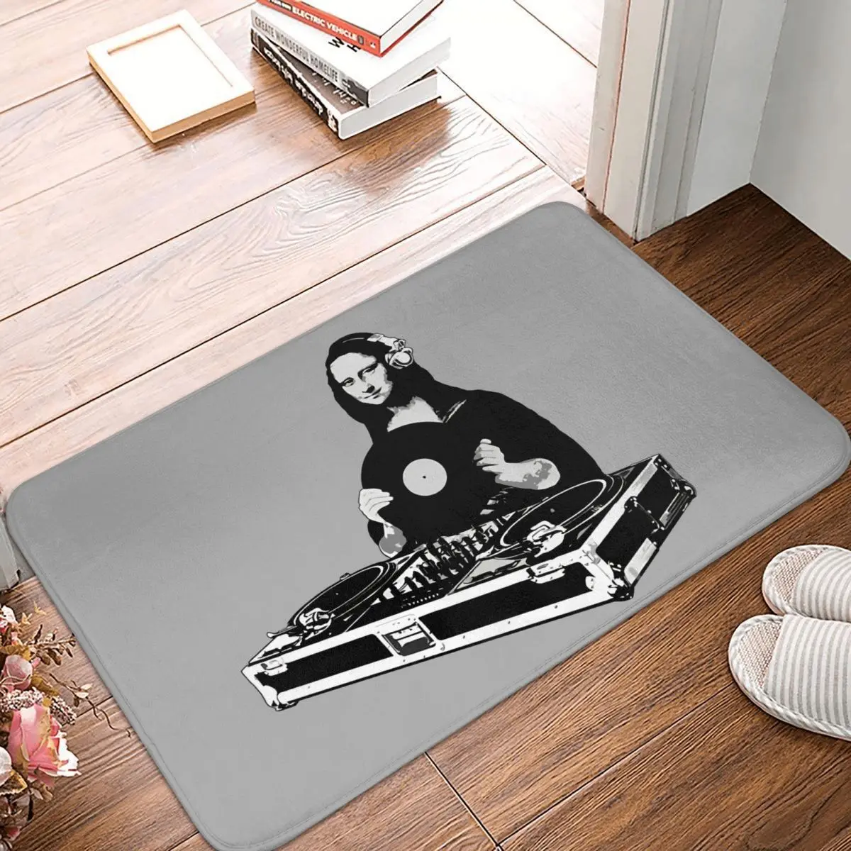 

Нескользящий Придверный коврик DJ Mona Lisa, коврик для ванной и кухни, уличный ковер, декор для помещений