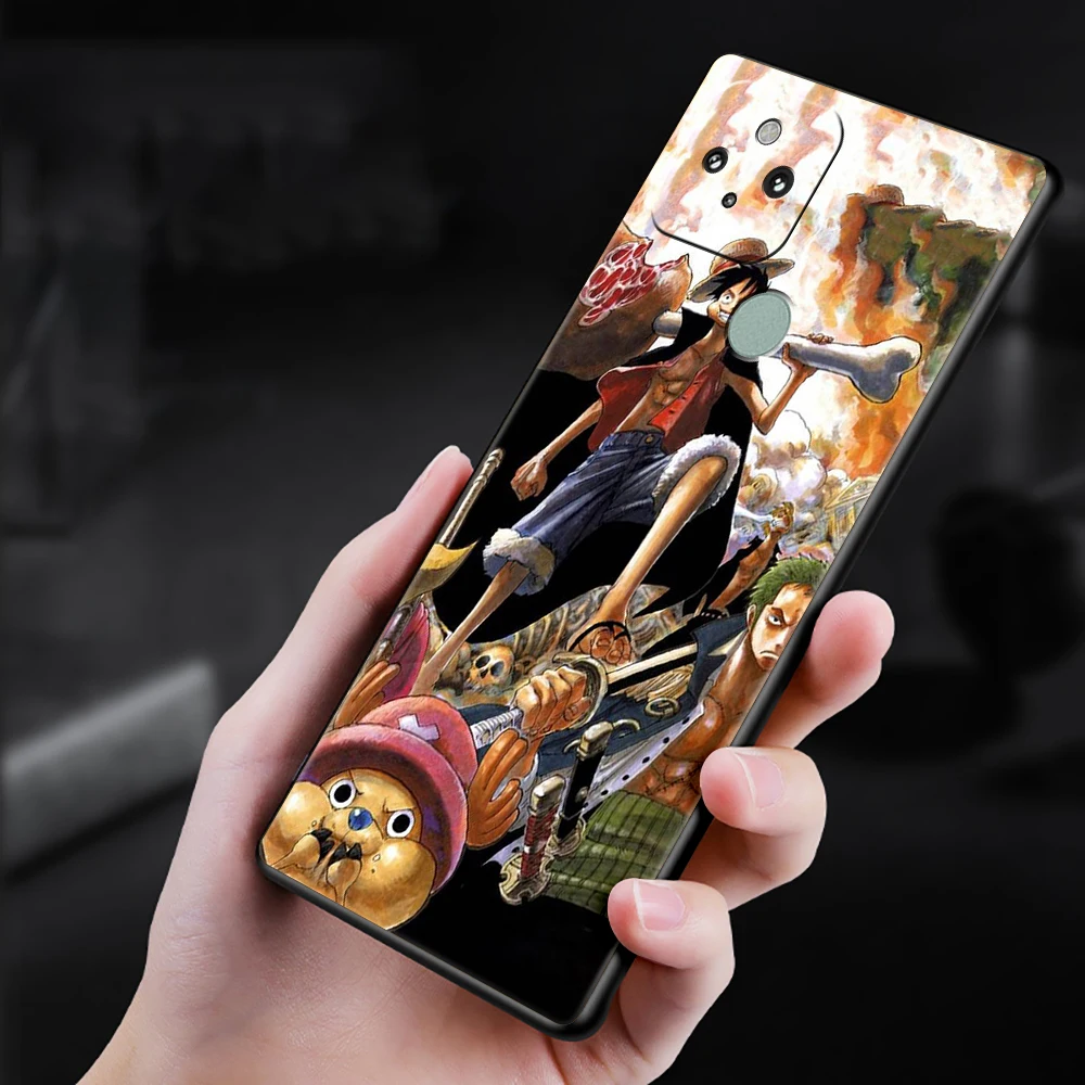 Цельный чехол для Google Pixel 4a 5 4 XL 3 5a 6 Pro мягкий черный телефона защитный объектива