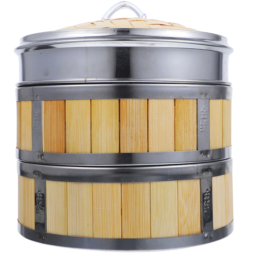 

Bao Steamer Cookware Bamboo Set Small Pot Stainless Steel Cooking Utensils Dumplings Basket Steamed Bun Chinese Food