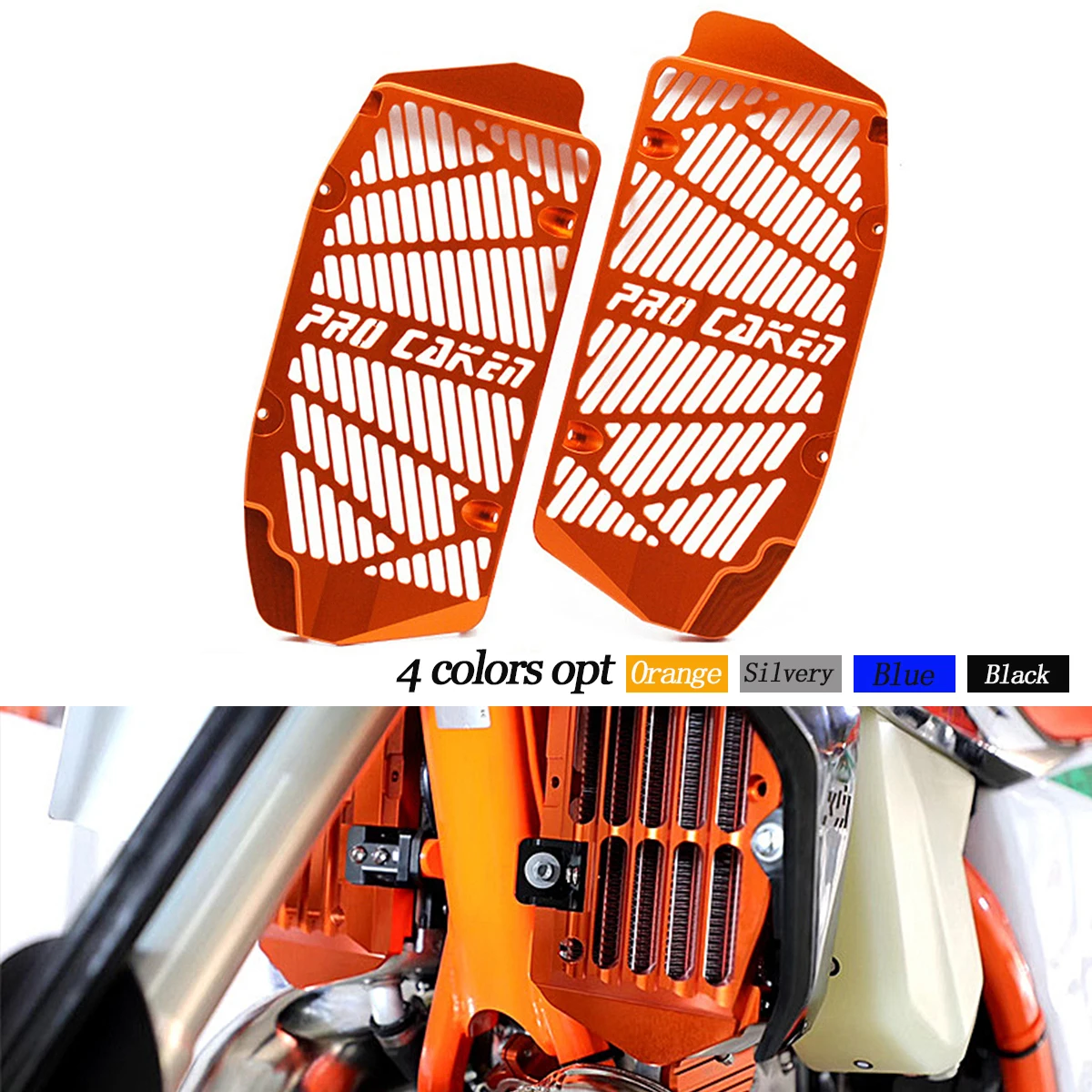 Защитная крышка решетки радиатора для KTM XC XCF SX SXF XCW XCW-F EXC EXC-F TPI Six Days Husqvarna TC TE TX FC FE FX
