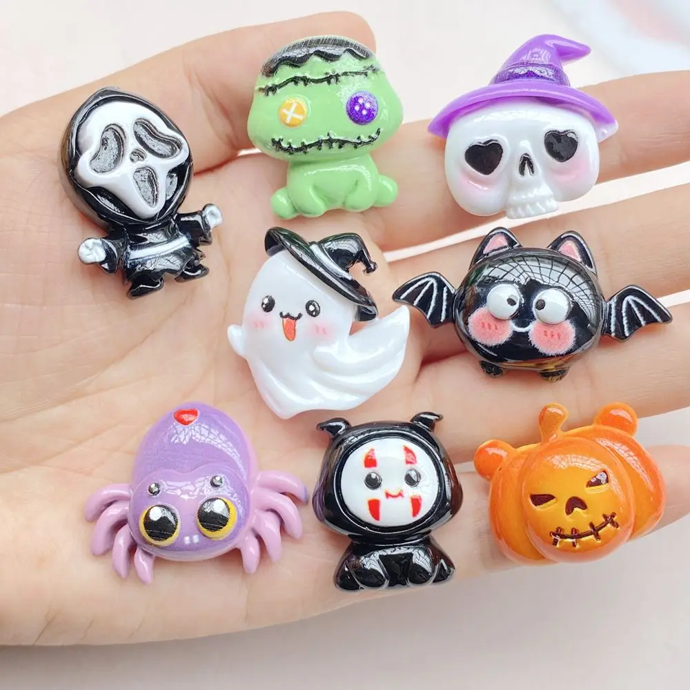 8 шт. новые милые резиновые Мультяшные призраки на Хэллоуин тыквы серия пауков