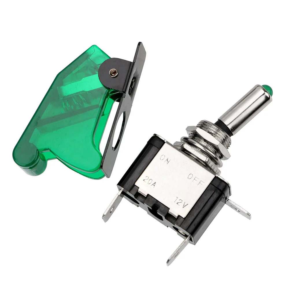 Автомобильная крышка Φ 1 шт. Переключатель 12 В 20 А переключатель с защитной