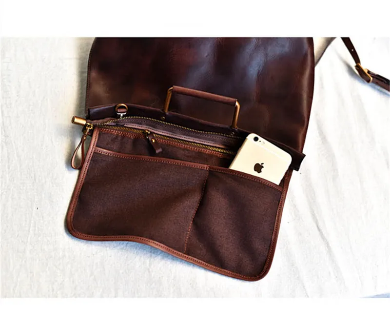 Fashion simple genuine leather ladies handbag vintage real cowhide women daily work weekend party shoulder messenger bags