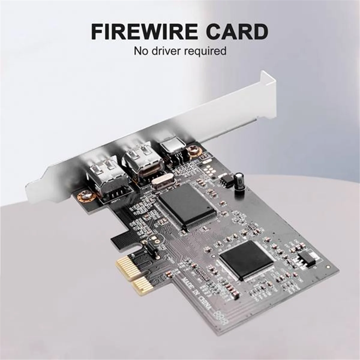 Плата контроллера PCI Express X1 PCI-E FireWire 1394A IEEE1394 3 порта для настольного компьютера