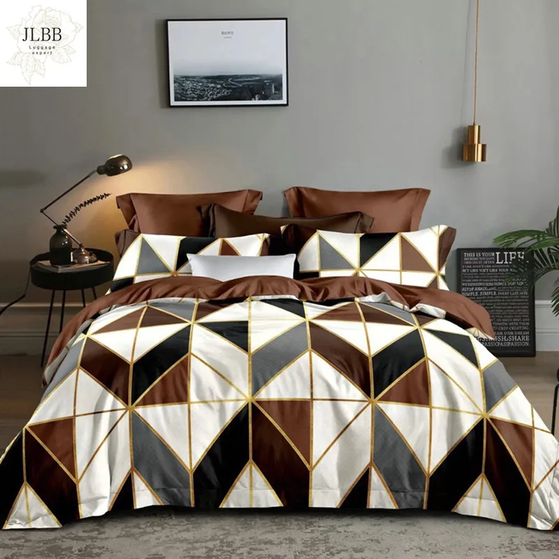 

New products Geometry Duvet Cover Comforter Bedding Set Queen Quilt Cover With Pillowcase QW01#