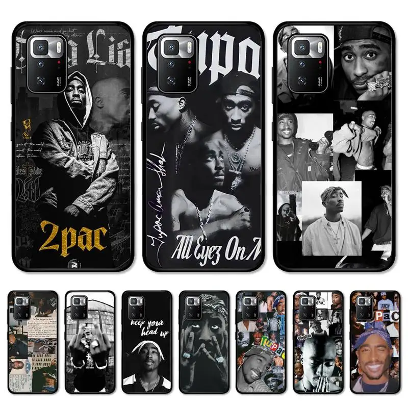 

2Pac Hip Hop Singer Phone Case for Redmi Note 8 7 9 4 6 pro max T X 5A 3 10 lite pro coque