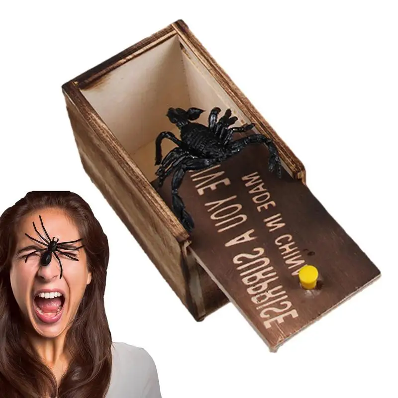 Scary Toy Joke Prop Thrilling Spider For Halloween Pranks Stuff Toys Trick Toys For Graduation Gift Halloween April