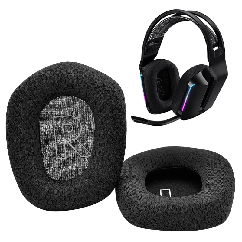 Replacement Earpads for Logitech G733 Wireless Headphones Soft Foam Net Ear Pads Cushion Sleeve Headband Earphone Earmuff