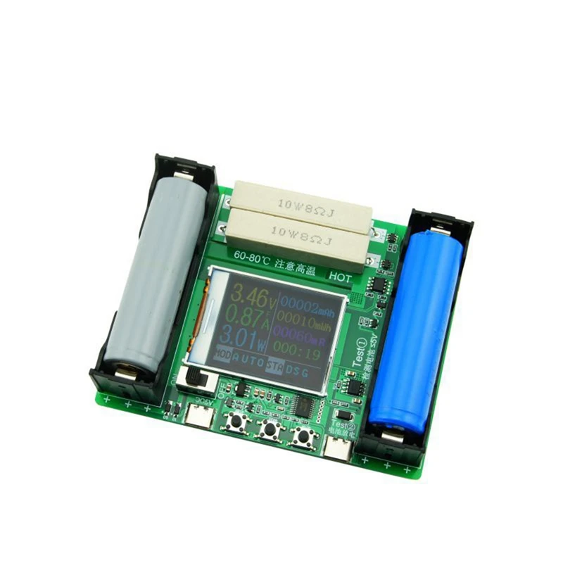 

18650 Lithium Battery Internal Resistance Tester Internal Resistance Test Instrument 2 Way Resistance Discharge