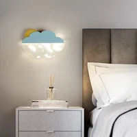 nordic interior corridor light bedroom living room creative led bedside lamp aisle cartoon cloud wall lamp