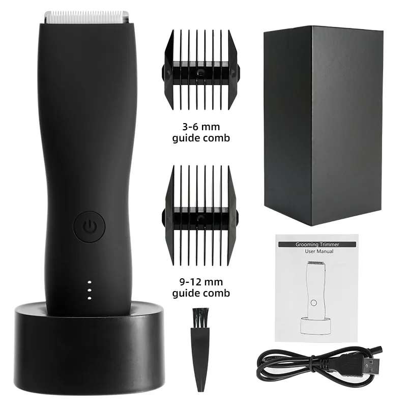 Fully Body Washable Groin Trimmer for Men Women Electric Fac