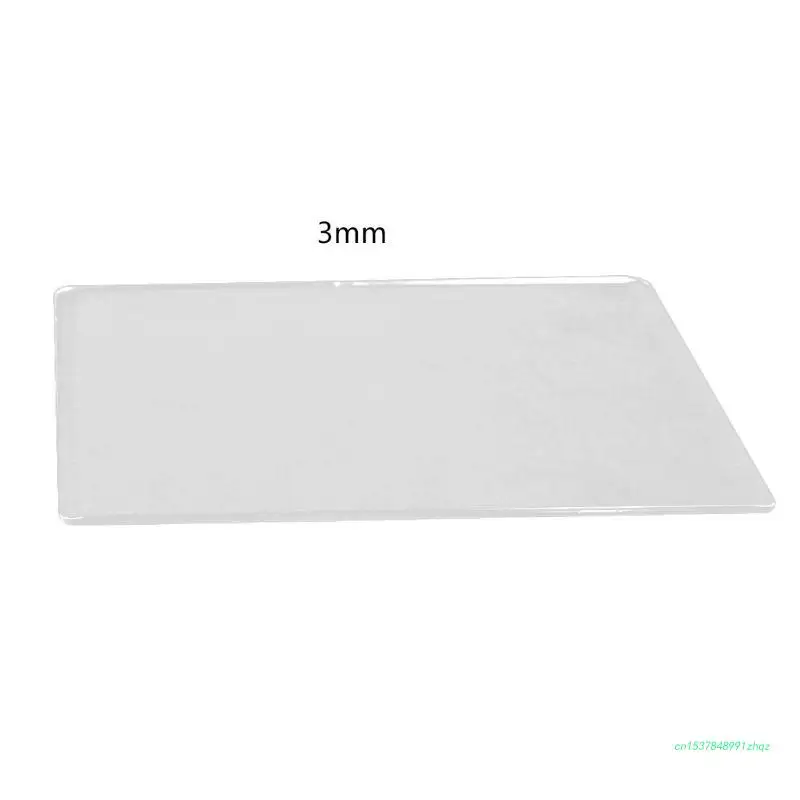 

Transparent Acrylic Die Cutting Plates Embossing Machine Replacement Adapter Mat Rectangle Clear Cutting Stencil Plate