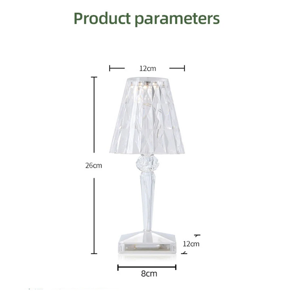 USB LED Crystal Diamond Night Light Touch Table Lamp Rose Projector 3/16 Colors Romantic Bedroom Decor Atmosphere Lighting 2022 |