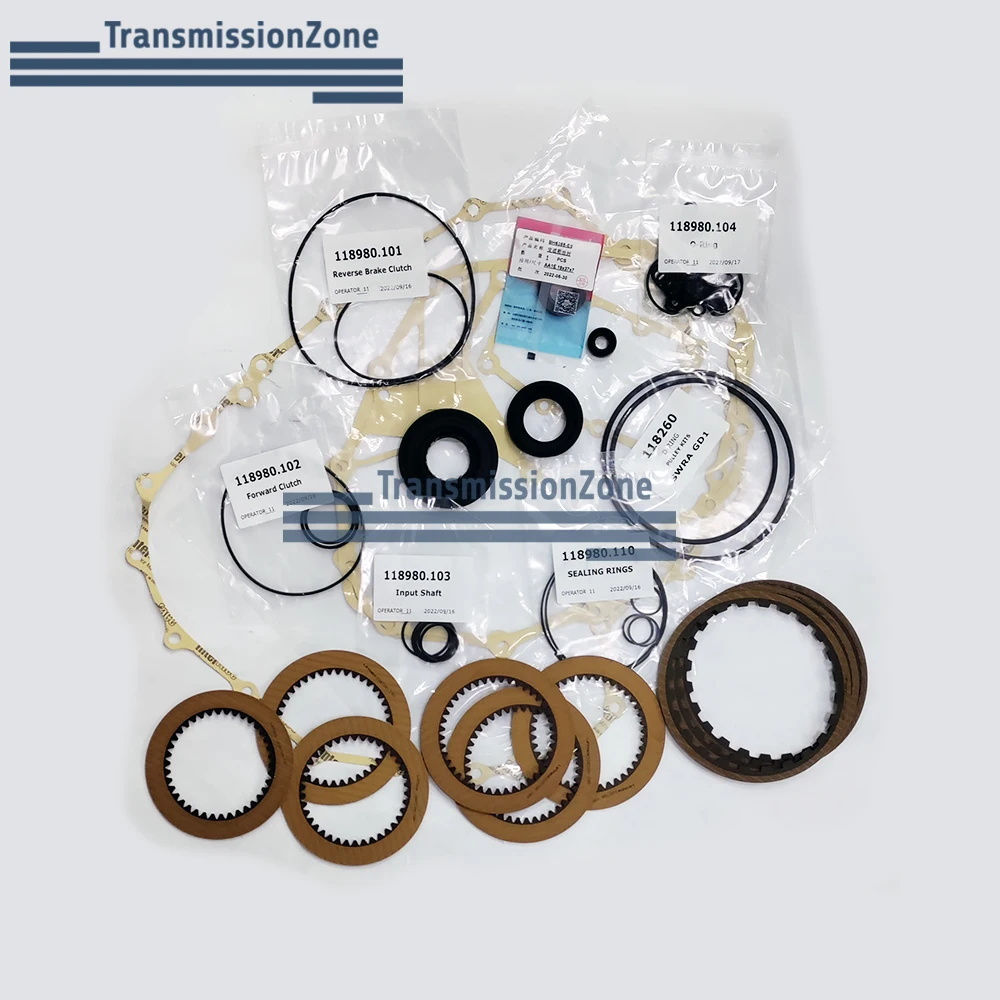 

GD1 GD3 DBA GE6 CVT Automatic Transmission Overhaul Gasket Kit And Friction Plates Kit For Honda