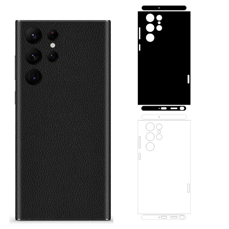 

Однотонная наклейка для Samsung S22 Ultra Plus, защитная пленка для задней панели экрана, полное покрытие, материал 3M, прочная наклейка